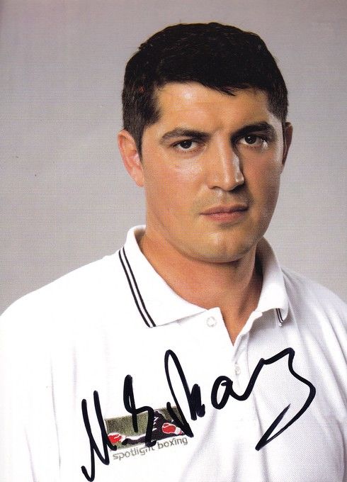 Autogramm Boxen | Magomed SCHABUROW | 2000er (Portrait Color Universum) Leidig