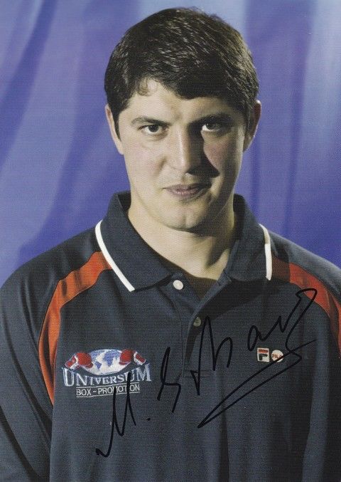 Autogramm Boxen | Magomed SCHABUROW | 2003 (Portrait Color Universum) Baering