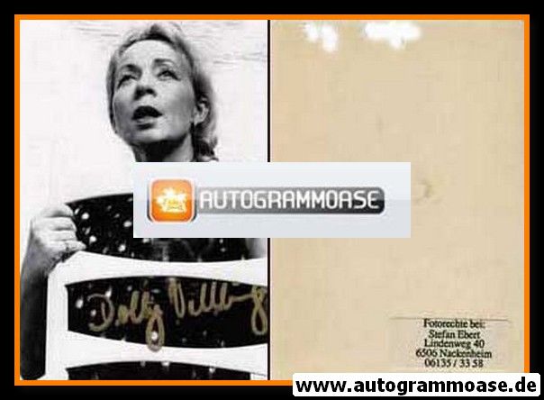 Autogramm Schauspieler | Dolly VELLBINGER | 1980er Foto (Portrait SW)