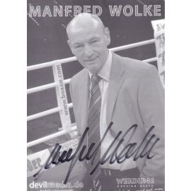 Autogramm Boxen | Manfred WOLKE | 1990er (Portrait SW Sauerland)