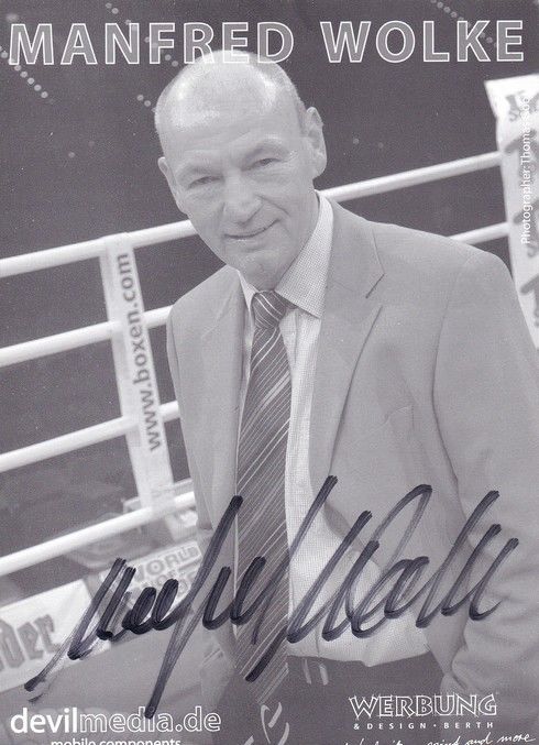 Autogramm Boxen | Manfred WOLKE | 1990er (Portrait SW Sauerland)