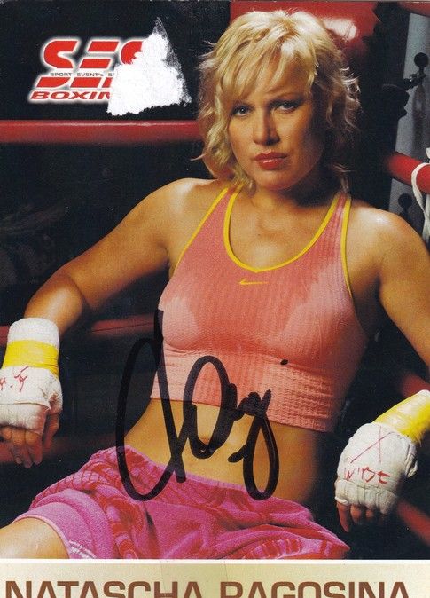 Autogramm Boxen | Natascha RAGOSINA | 2000er (Portrait Color SES) _