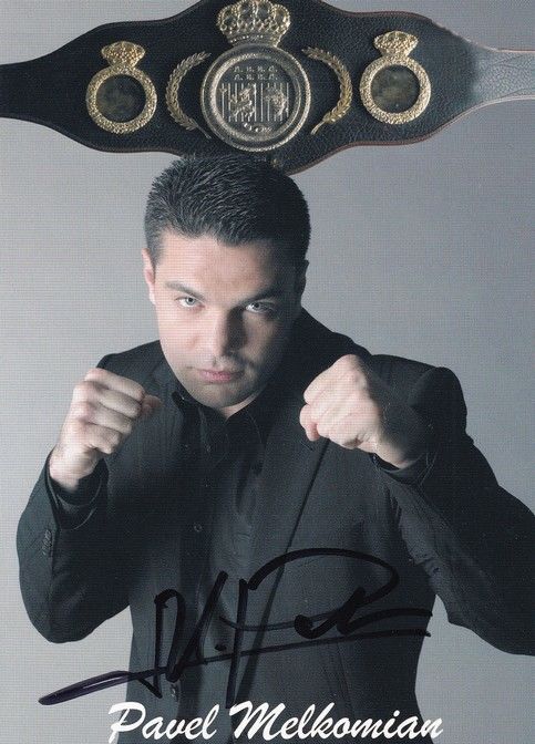 Autogramm Boxen | Pavel MELKOMIAN | 2000er (Portrait Color Universum ZDF)