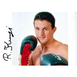 Autogramm Boxen | Robin KRASNIQI | 2010er Foto (Portrait Color) 