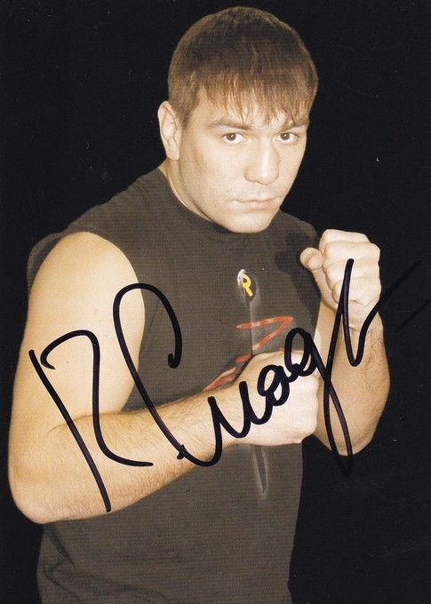 Autogramm Boxen | Ruslan CHAGAEV | 2000er (Portrait Color Universum ZDF) Weber