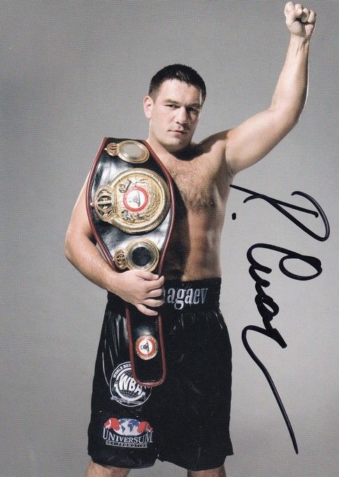 Autogramm Boxen | Ruslan CHAGAEV | 2000er (Portrait Color Universum) Leidig 1