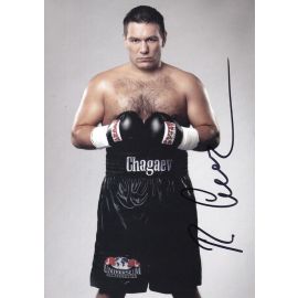 Autogramm Boxen | Ruslan CHAGAEV | 2000er (Portrait Color Universum) Leidig 2
