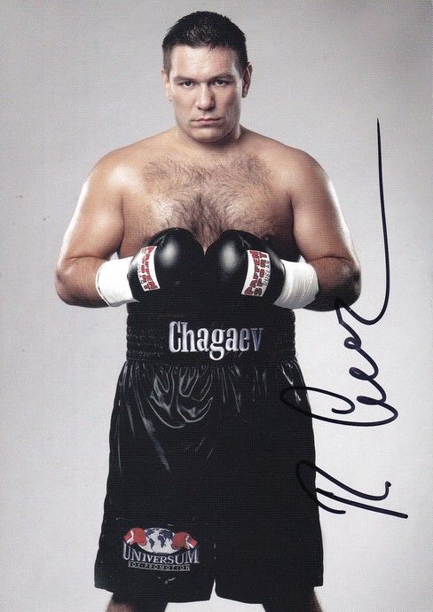 Autogramm Boxen | Ruslan CHAGAEV | 2000er (Portrait Color Universum) Leidig 2