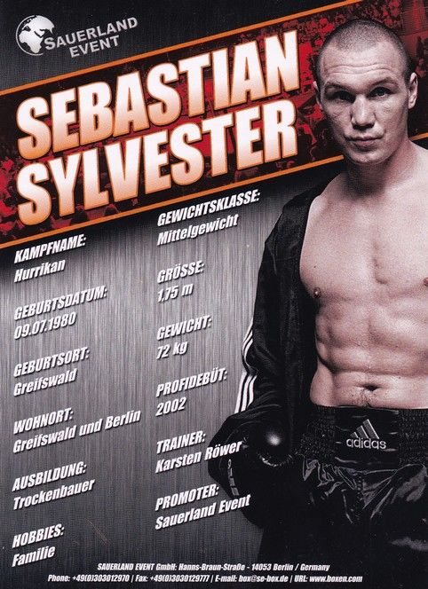 Autogramm Boxen | Sebastian SYLVESTER | 2000er (Portrait Color Sauerland) 2