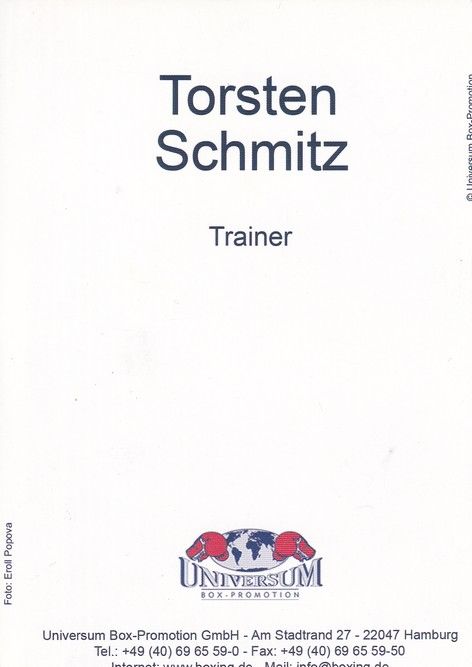 Autogramm Boxen | Torsten SCHMITZ | 2000er (Portrait Color Universum) Popova