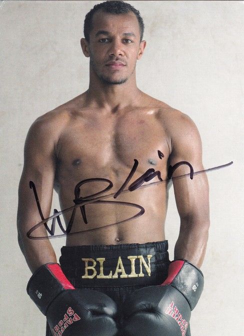 Autogramm Boxen | Willy BLAIN | 2000er (Portrait Color Spotlight) Eulenburg