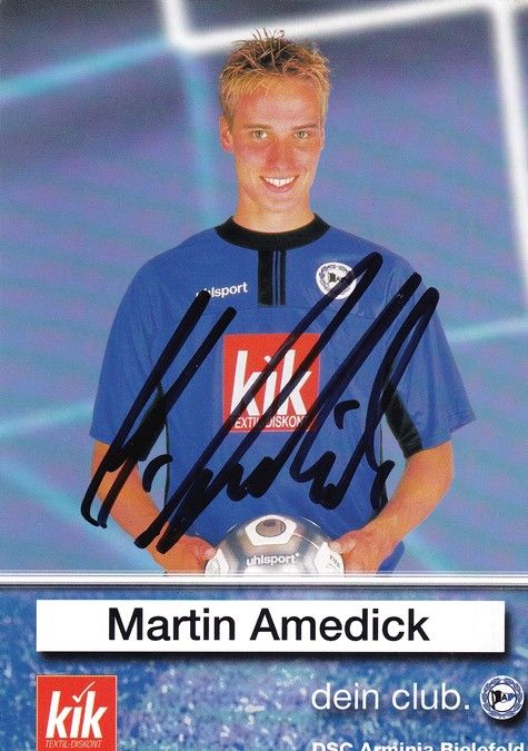 Autogramm Fussball | DSC Arminia Bielefeld | 2002 | Martin AMEDICK