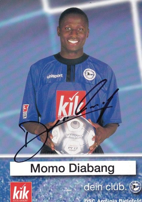 Autogramm Fussball | DSC Arminia Bielefeld | 2002 | Momo DIABANG