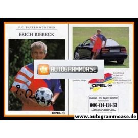 Autogramm Fussball | FC Bayern München | 1992 | Erich RIBBECK
