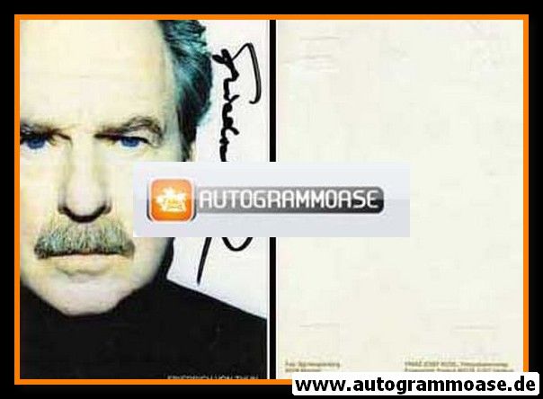 Autogramm Schauspieler | Friedrich VON THUN | 2000er (Portrait Color Rüdel) Hengstenberg