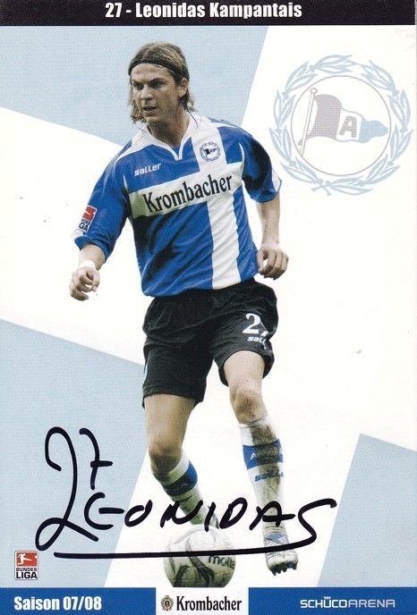 Autogramm Fussball | DSC Arminia Bielefeld | 2007 | Leonidas KAMPANTAIS