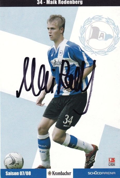 Autogramm Fussball | DSC Arminia Bielefeld | 2007 | Maik RODENBERG