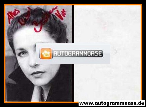 Autogramm Schauspieler | Bastienne VOSS | 1990er (Portrait SW)