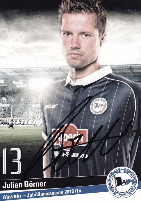 Autogramm Fussball | DSC Arminia Bielefeld | 2015 | Julian BÖRNER