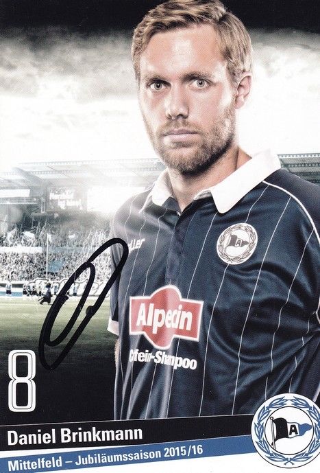Autogramm Fussball | DSC Arminia Bielefeld | 2015 | Daniel BRINKMANN