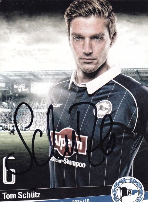 Autogramm Fussball | DSC Arminia Bielefeld | 2015 | Tom SCHÜTZ