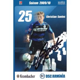 Autogramm Fussball | DSC Arminia Bielefeld | 2009 | Christian SANTOS