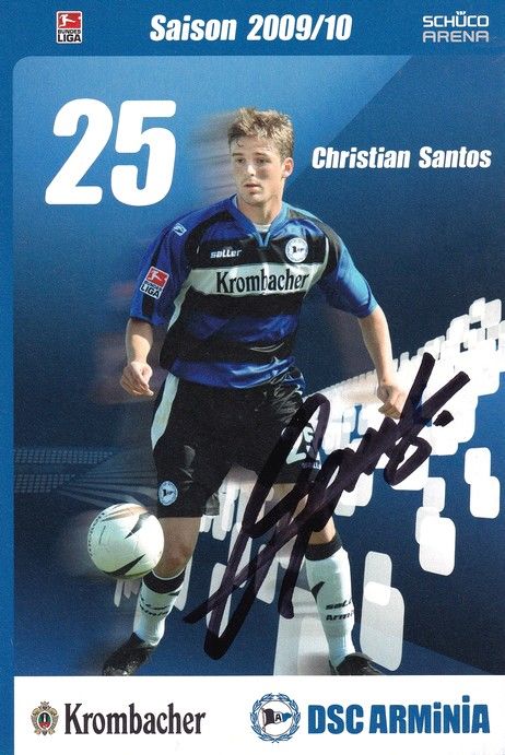 Autogramm Fussball | DSC Arminia Bielefeld | 2009 | Christian SANTOS