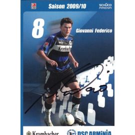 Autogramm Fussball | DSC Arminia Bielefeld | 2009 | Giovanni FEDERICO
