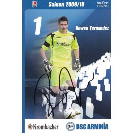 Autogramm Fussball | DSC Arminia Bielefeld | 2009 | Rowen FERNANDEZ