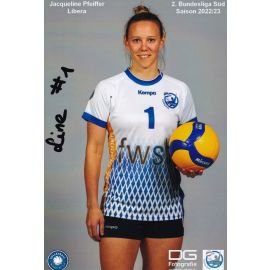 Autogramm Volleyball | TG Bad Soden (D) | 2022 Foto | Jacqueline PFEIFFER