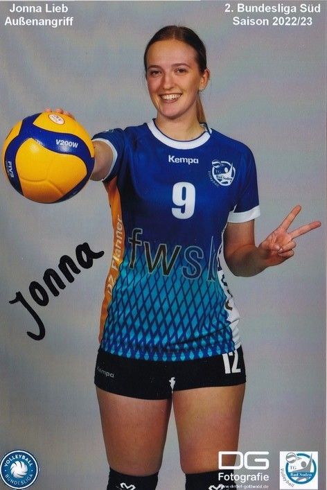 Autogramm Volleyball | TG Bad Soden (D) | 2022 Foto | Jonna LIEB