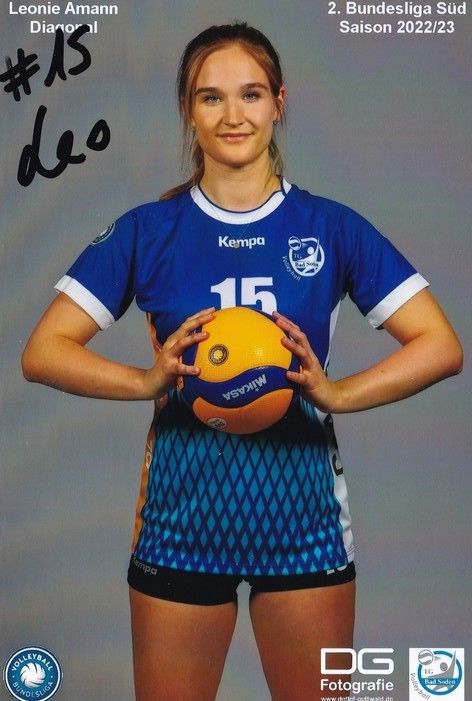 Autogramm Volleyball | TG Bad Soden (D) | 2022 Foto | Leonie AMANN