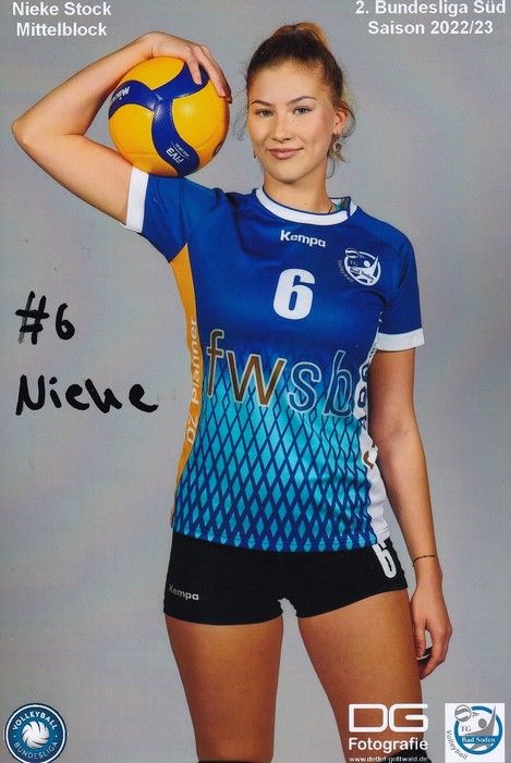 Autogramm Volleyball | TG Bad Soden (D) | 2022 Foto | Nieke STOCK