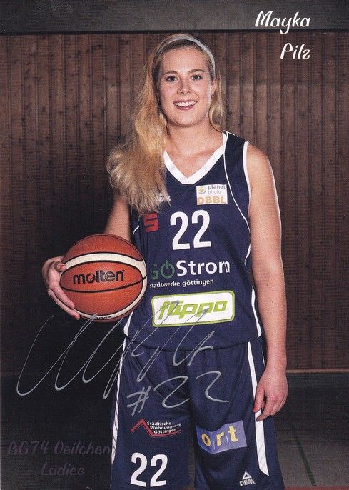Autogramm Basketball | BG Göttingen (D) | 2018 | Mayka PILZ