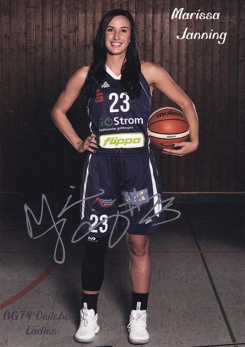 Autogramm Basketball | BG Göttingen (D) | 2018 | Marissa JANNING