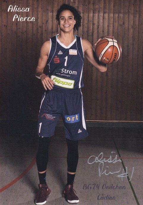 Autogramm Basketball | BG Göttingen (D) | 2018 | Alissa PIERCE