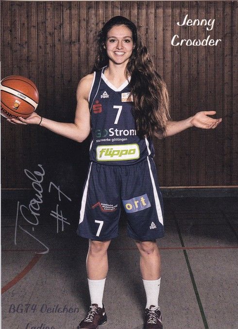Autogramm Basketball | BG Göttingen (D) | 2018 | Jenny CROWDER