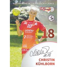 Autogramm Handball (D) | HSG Bensheim/Auerbach | 2021 | Christin KÜHLBORN