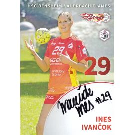 Autogramm Handball (D) | HSG Bensheim/Auerbach | 2021 | Ines IVANCOK