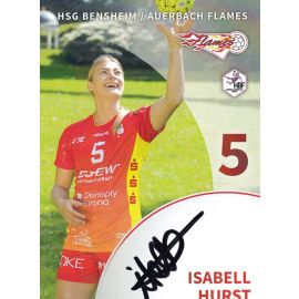Autogramm Handball (D) | HSG Bensheim/Auerbach | 2021 | Isabell HURST
