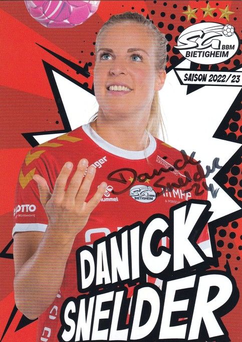 Autogramm Handball (D) | SG BBM Bietigheim | 2022 | Danick SNELDER