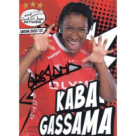 Autogramm Handball (D) | SG BBM Bietigheim | 2022 | Kaba GASSAMA