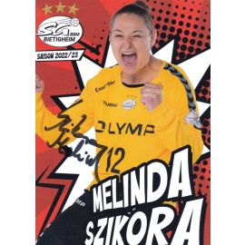 Autogramm Handball (D) | SG BBM Bietigheim | 2022 | Melinda SZIKORA