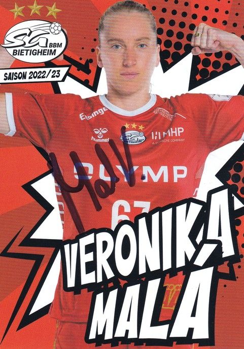 Autogramm Handball (D) | SG BBM Bietigheim | 2022 | Veronika MALA