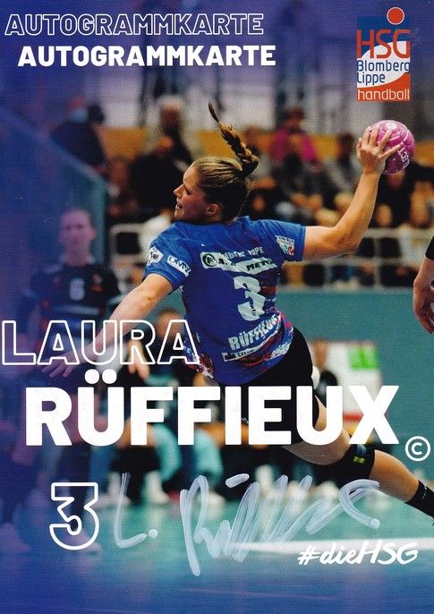 Autogramm Handball (D) | HSG Blomberg-Lippe | 2022 | Laura RÜFFIEUX