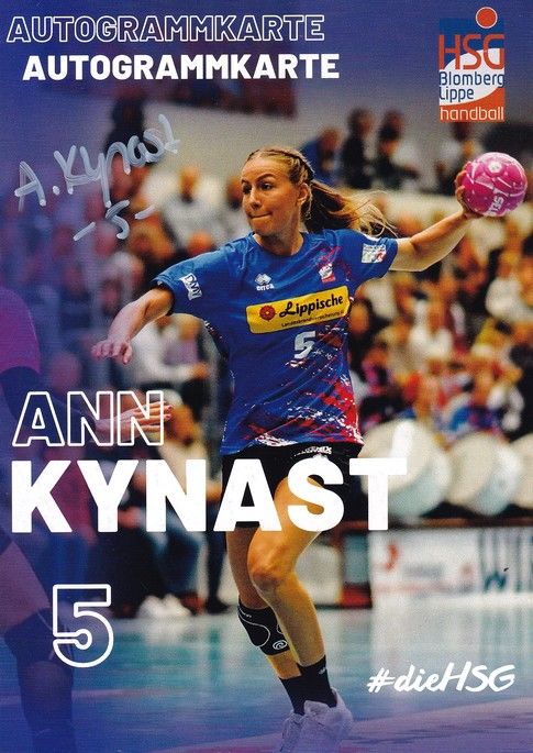 Autogramm Handball (D) | HSG Blomberg-Lippe | 2022 | Ann KYNAST