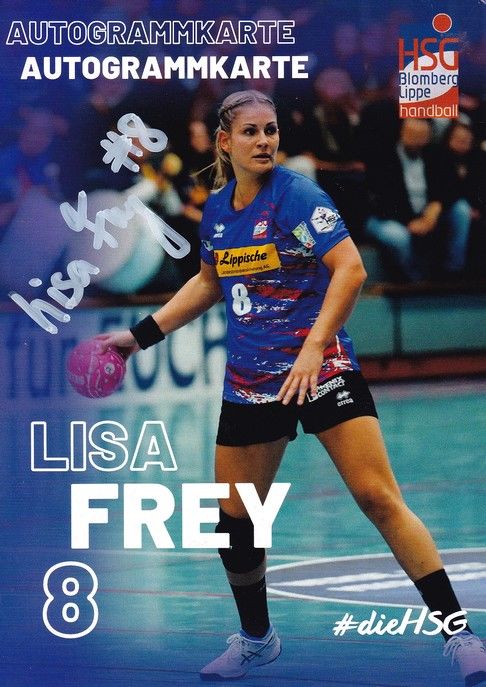 Autogramm Handball (D) | HSG Blomberg-Lippe | 2022 | Lisa FREY