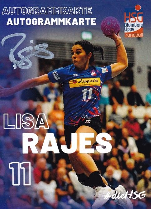 Autogramm Handball (D) | HSG Blomberg-Lippe | 2022 | Lisa RAJES