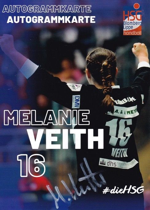 Autogramm Handball (D) | HSG Blomberg-Lippe | 2022 | Melanie VEITH