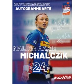 Autogramm Handball (D) | HSG Blomberg-Lippe | 2022 | Malina Marie MICHALCZIK
